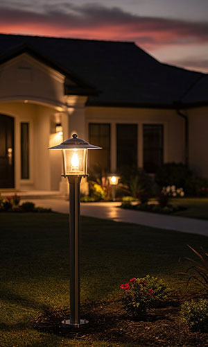 Outdoor Lamp Pole